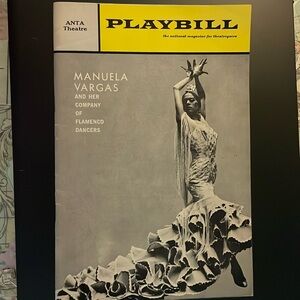 1966 Playbill Manuela Vargas